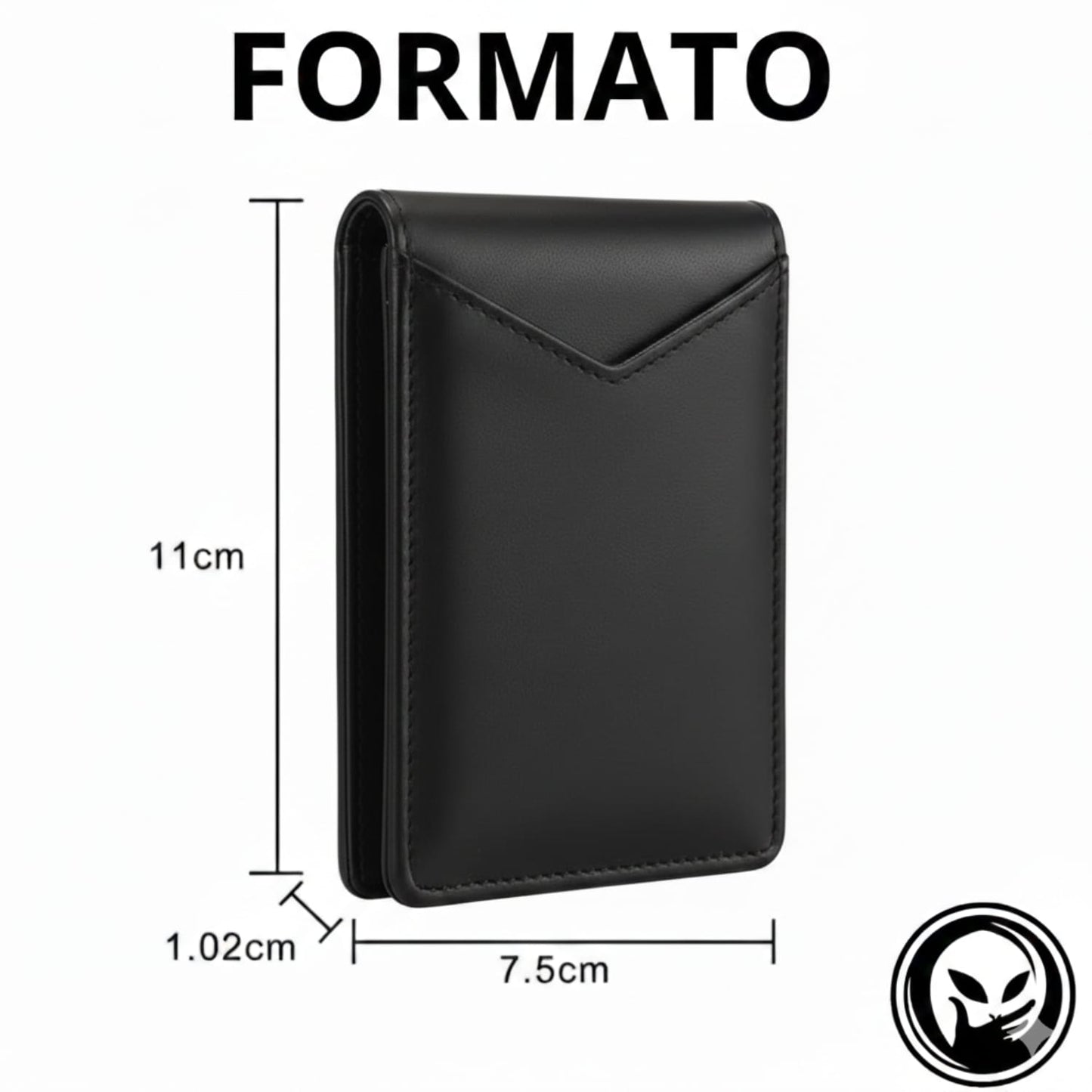 Carteira Masculina com Clipe para Dinheiro e Proteção RFID
