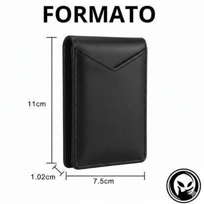 Carteira Masculina com Clipe para Dinheiro e Proteção RFID