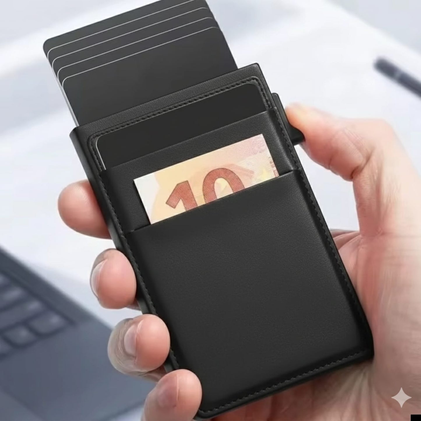 Porta-Cartões Antifurto RFID/NFC – Segurança e Praticidade