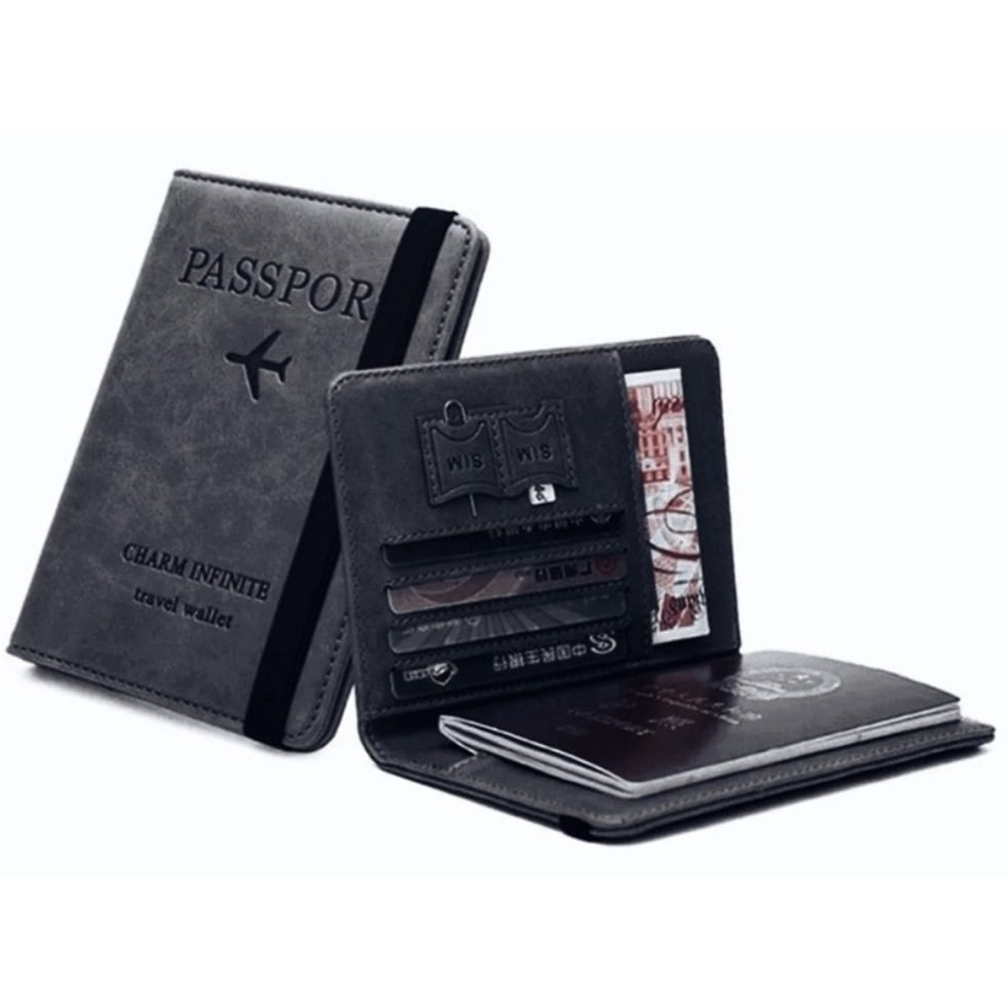 Carteira Porta-Passaporte com Proteção RFID