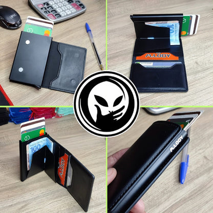 Carteira Antifurto RFID M.Looy com Fechamento Magnético