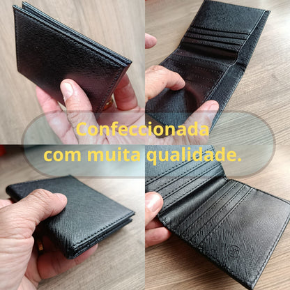 Carteira Slim Masculina – Compacta, Elegante e Funcional