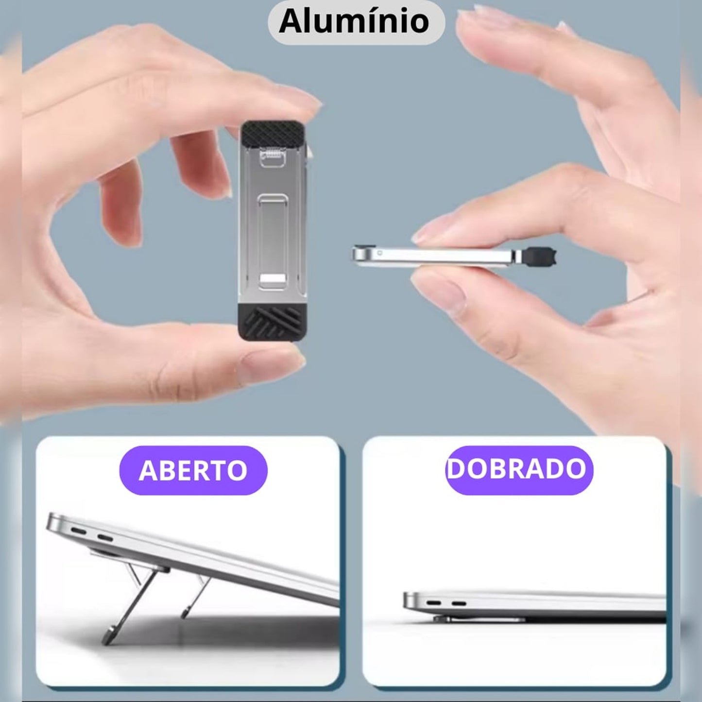 Suporte Multifuncional Invisível Dobrável