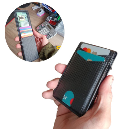 Carteira Slim com Proteção RFID – Compacta, Elegante e Segura