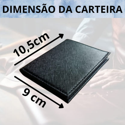 Carteira Slim Masculina – Compacta, Elegante e Funcional