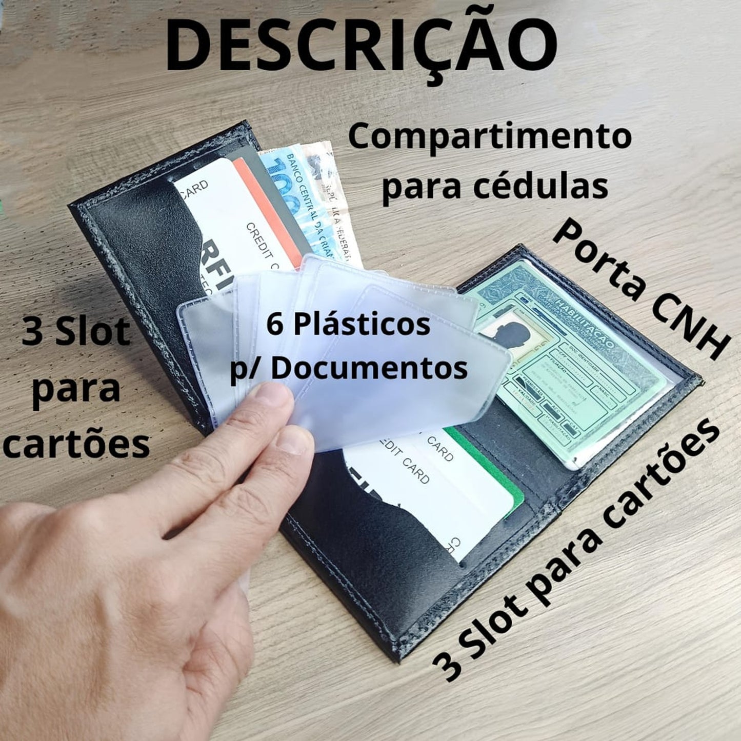 Carteira Masculina em L