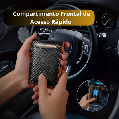 Carteira Masculina Antifurto RFID – Slim, Segura e Elegante