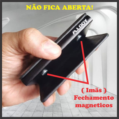 Carteira Antifurto RFID M.Looy com Fechamento Magnético